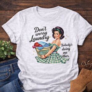 Retro Graphic Tee Funny Shirt Womens Vintage Pin Up Mom Sarcastic Humor summer